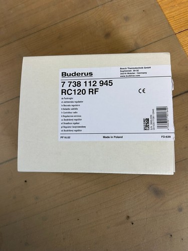 Buderus funkfernbedienung - buderus,