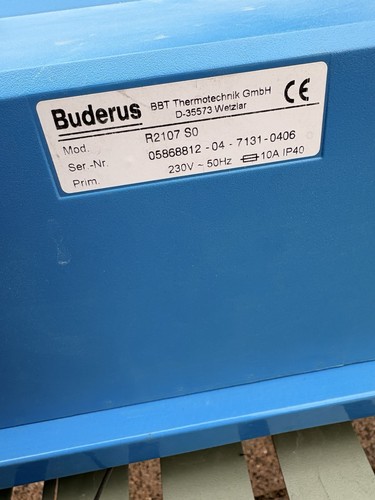 Buderus logamatic r2107 - logamatic,