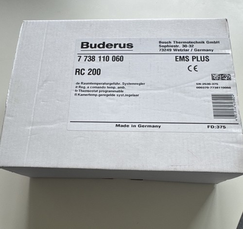 Buderus 200 regelung - 200,