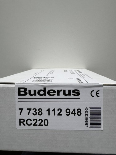 Buderus rc220 kabelgebundene - buderus,