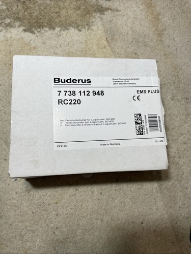 Buderus rc220 kabelgebundene - rc220,